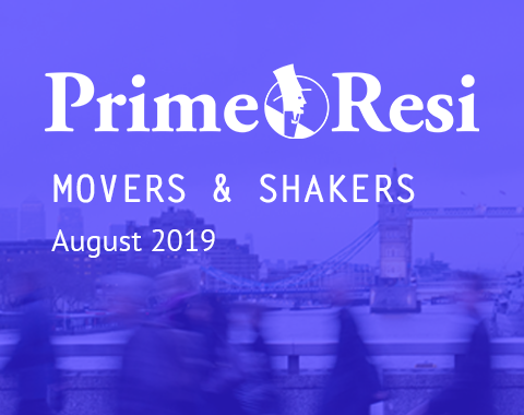 LonRes Movers and Shakers - PrimeResi August 2019 round-up property recruitment London
