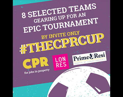 LonRes CPR Cup event partner - London subscribers - estate agent football tournament