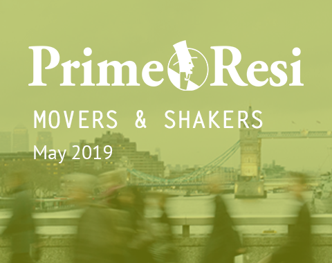 LonRes Movers & Shakers May 2019 round-up from PrimeResi - jobs in property and recruitment moves